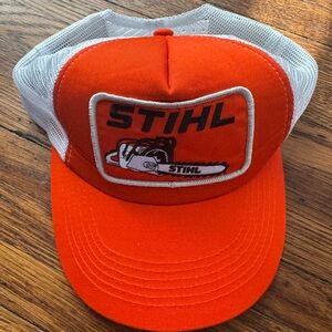 STIHL Orange and White Trucker Hat